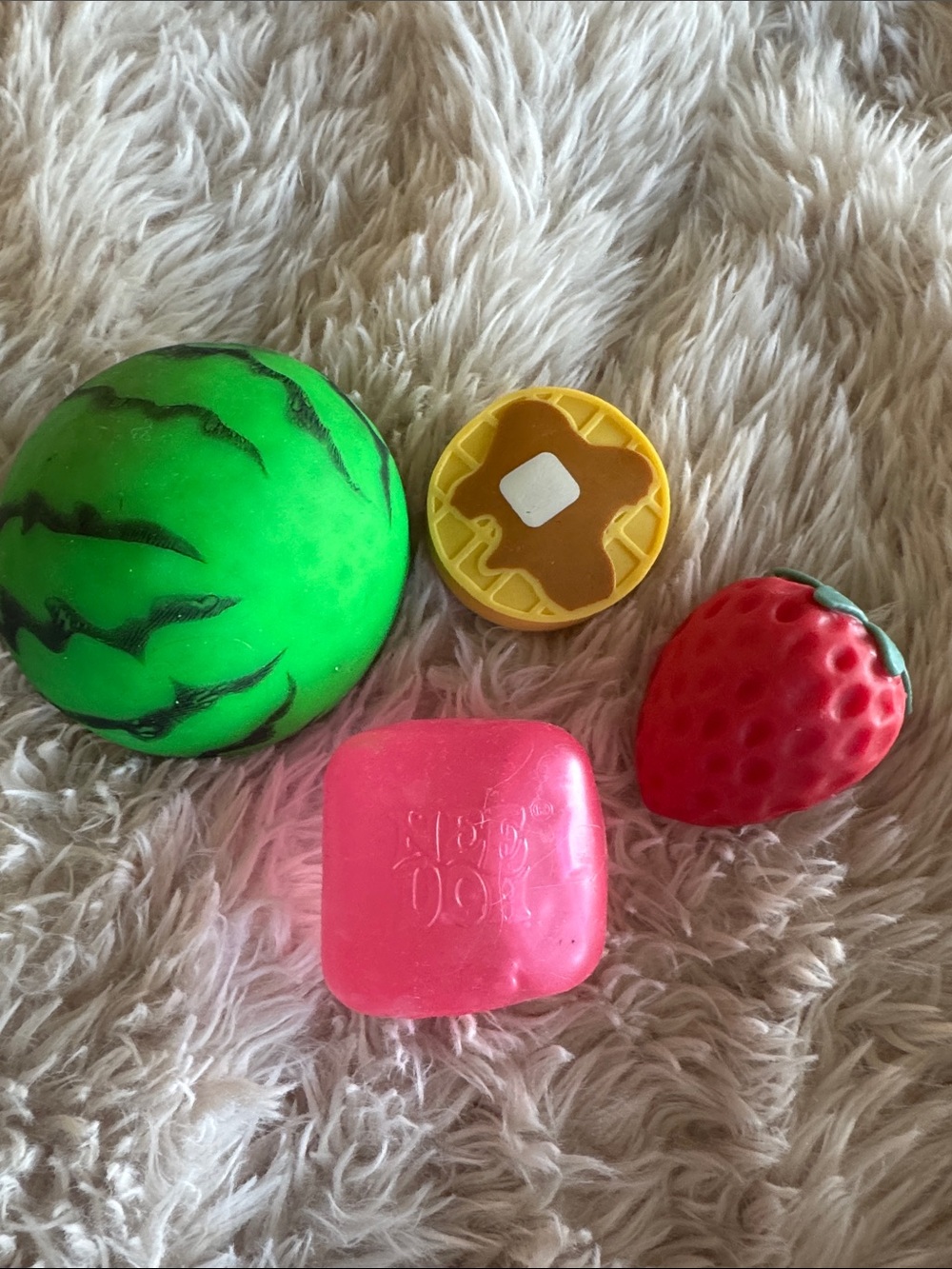 Assorted squishes- comes with 4 different squishes!
